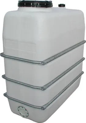 Productafbeelding van GRAF ruimtebesparende tank 1500 L naturel van voedselveilig PE