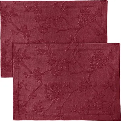 Produktbild von Erwin Müller Tischset Arnsberg" 2er-Pack rot 35x50 cm"