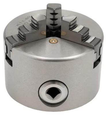 Produktbild von Drehfutter - 3-Backen-Spannfutter 80 mm - Selbstzentrierend - Manuell - Robuster Stahl