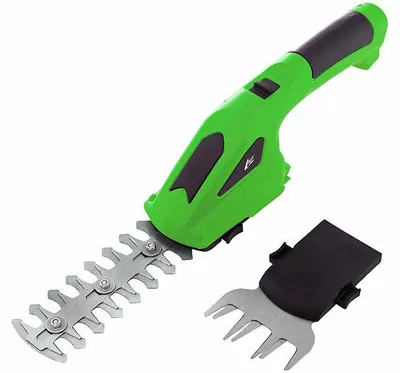 Image de Cisaille électrique à gazon et taille-haie sans fil avec batterie 7,2 V