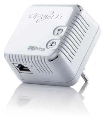 Produktbild von Devolo dLAN 500 WiFi, Verkabelt & Kabellos, Netzstecker, Ethernet/WLAN, IEEE 802.11n, 500 Mbit/s, Weiß