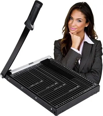 Image de Massicot professionnel - haute précision - monobloc - noir