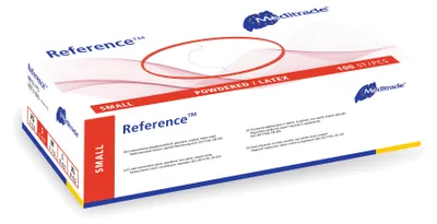 Produktbild von Meditrade Reference™ - Latex-Untersuchungshandschuhe - Größe S - 100 Stk.