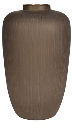 Imagen del producto de Jarrón Savanna, modelo L, 49 cm - Color marrón - Vidrio