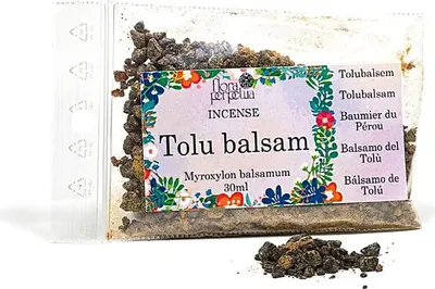 Zdjęcie produktu dla Mieszanka żywicy balsamicznej Tolu (w plastikowej torebce) - 14 g; 30 ml