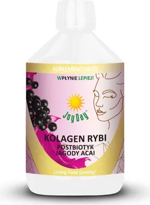 POSTBIOTYK KOLAGEN RYBI Z JAGODAMI ACAI 500 ml - JOY DAY