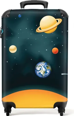 Produktbild von NoBoringSuitcases.com® - Platz für Kinderkoffer - Koffer Junge - 55x35x25Handgepäck Koffer 55x35x20 cm, 36L,