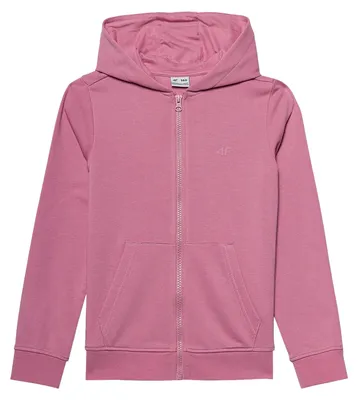 Produktbild von 4F - "4FJWSS24TSWSF0919" Hoodie mit durchgehendem Reißverschluss für Kinder PP4771 (158) (Pink)