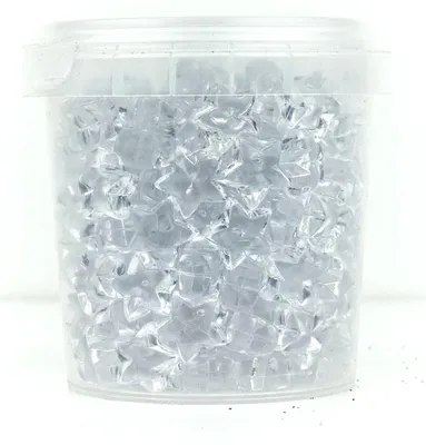 Produktbild von Weihnachts-Streusterne Transparent Ø 1,2 cm aus Acryl  - 150er Pack