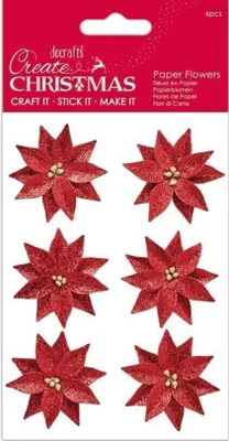 Produktbild von Docrafts PMA 157976 Papierblumen Poisettia