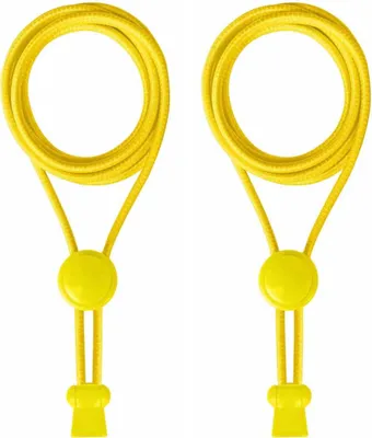 Elastische Schnürsenkel in Gelb - Schnellverschluss