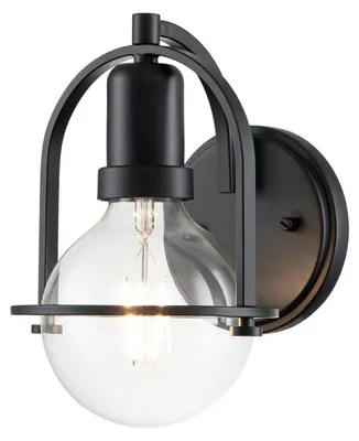 Immagine prodotto di Applique Industrial Nordico Somerset Acciaio Nero 1 Luce E27 60W K Lm