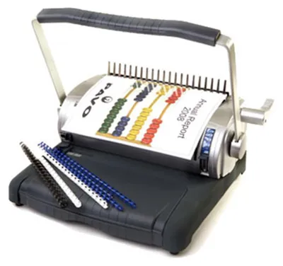Produktbild von 1x PAVO Bindemaschine PROFIMASTER S100 für Plastikbindung robuste Office-Maschine