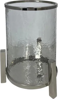 Produktbild von Kaheku Windlicht Ortano silber 20 Ø 40,5h  1197029297