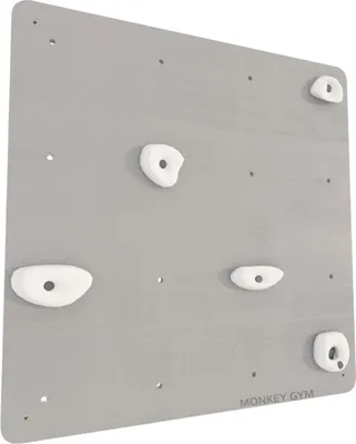 Produktbild von Kletterwand Set Grau-Weiß, ideales Training