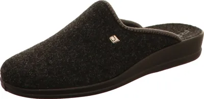 Produktbild von Rohde Herren Hausschuh Pantoffel Pantolette Lekeberg 2683, Größe:42 EU, Farbe:Schwarz
