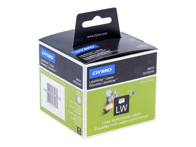 Productafbeelding van Dymo® S0722440 LabelWriter™ etikettenrollen - diskette-/naamlabels, 54 x 70 mm, wit
