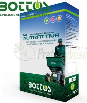 Immagine prodotto di Bottos Nutrattiva 5-0-7- Fertilizzante per prato da 2,7 Kg