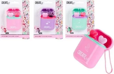 Zdjęcie produktu dla Canenco CREALO! Błyszczyk + szminka w pojemniku 84578
