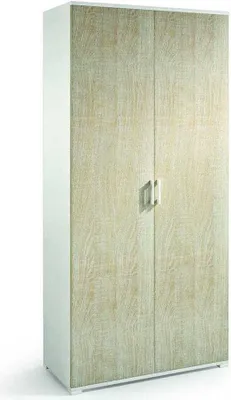 Immagine prodotto di Armadio multiuso per il bagno h 195cm bianco con 2 ante rovere