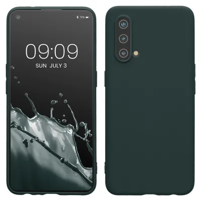 Produktbild von kwmobile Handyhülle für OnePlus Nord CE 5G Hülle - TPU Case - Kabelloses Laden - Schutzhülle Cover in Dunkler Schiefer