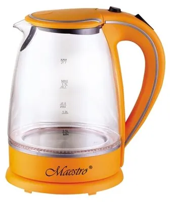 Obrázok produktu pre Elektrický varný kanvicový ohrievač Maestro, 1,7 l, 2000 W, farba: oranžová (MR-064-ORANGE)