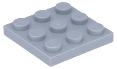 Produktbild von 5x LEGO Platte 3 x 3 (11212) - Hellgrau