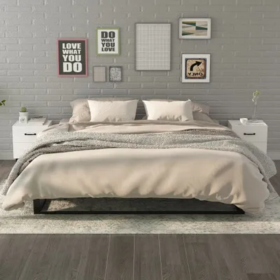 Obrázok produktu pre vidaXL Nočné stolíky 2 ks. Biele 40x35x47,5 cm