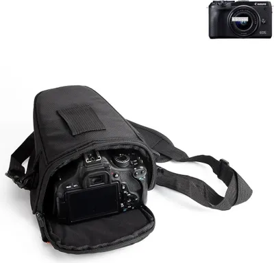 Produktbild von K-S-Trade Kameratasche Fototasche Schultertasche Umhängetasche kompatibel mit Canon EOS M6 Mark II Colt  für Systemkameras Schutzhülle bag