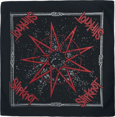Produktbild von Slipknot Bandana Uni Nine Pointed Star - Bandana multicolor Standard