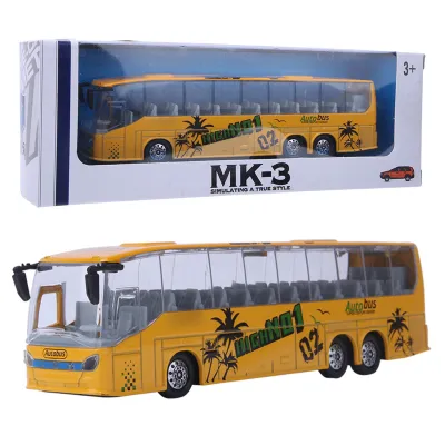 Zdjęcie produktu dla Zabawka autobusowa, model samochodu ze stopu aluminium, model autobusu, autobus symulacyjny, zabawka dla dzieci
