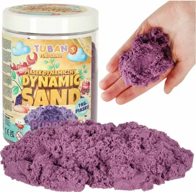Productafbeelding van TUBAN dynamisch zand, 1 kg, paars, TU3556