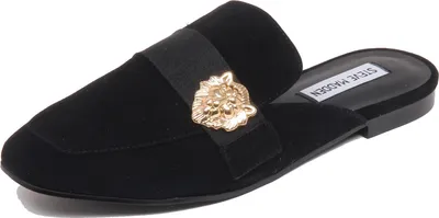 Obrázok produktu pre F6842 sabot donna black STEVE MADDEN KARISMA scarpe semišová obuv loafer woman