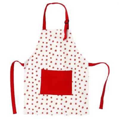 Image de Enfants Enfants Cuisine Pâtisserie Peinture Tablier Cuisine Rouge Fraise