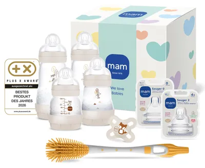 Produktbild von MAM Easy Start Anti-Colic Neugeborenen-Set, 0+ Monate, 8-teilig, beige