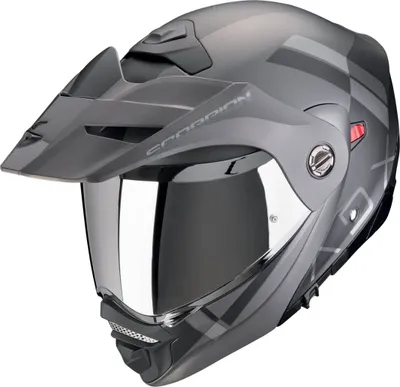 Zdjęcie produktu dla Kask z klapką Scorpion ADX-2 Galane, czarny mat/srebrny, S (55/56)