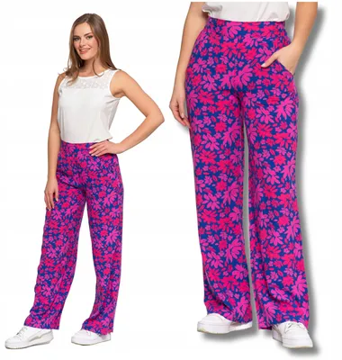 Immagine prodotto di Moraj | Pantaloni da donna - Taglia XL - Pantaloni rosa - Abbigliamento da donna - Pantaloni estivi in viscosa