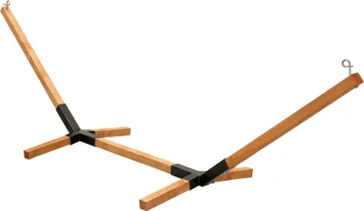 Produktbild von MOE UHANE® Holz Hängemattengestell für Garten und Zuhause, schneller Aufbau ohne Schrauben und Werkzeug, Naturholz und Metallverbindungen, kompakt