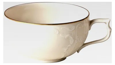 Produktbild von Tee-Obertasse Sanssouci Elfenbein mit Goldrand