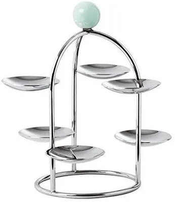 Image de Sambonet Gebäckst.,6Schälchen Edelst.,Aquamarine 56577-A7