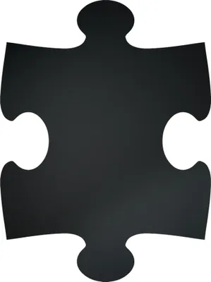 Produktbild von Securit Kreidetafel Puzzle 40x30x1,6 cm Kreidestift inklusive