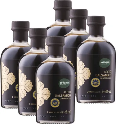 Produktbild von Naturata Aceto Balsamico di Modena IGP, PREMIUM (6 x 250 ml)