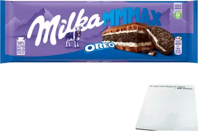 Produktbild von Milka Oreo Schokolade MMMAX (300g Großtafel) + usy Block