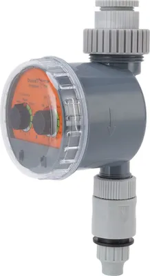 Produktbild von Bewässerungstimer, Doppel-Drehknopf-Kugelhahn, IP67, wasserdicht, automatischer druckloser Bewässerungstimer für Innenhöfe und Balkone