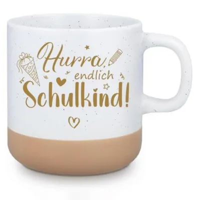 Produktbild von Tasse Einschulung 2026 Mädchen Junge Keramik 350ml Geschenk Schulanfang