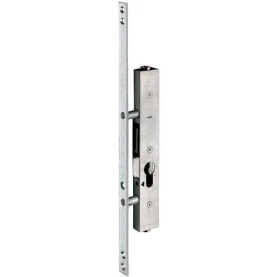 Produktbild von Einbauriegel sperrbar PZ ohne Riegel, DM 35, Stulp 360 x 16 x 3 mm, verzinkt