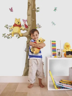 Zdjęcie produktu dla Tatuaż ścienny Disney firmy Komar "Kubuś Puchatek" - rozmiar 100 x 70 cm