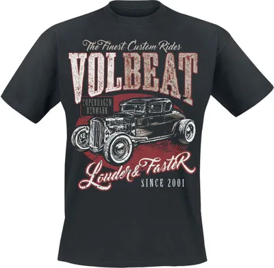 Produktbild von Volbeat T-Shirt Herren Louder And Faster schwarz S