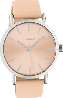 Image de Oozoo cuir femme montre analogique à quartz bracelet beige rose Timepieces D2UOC10446