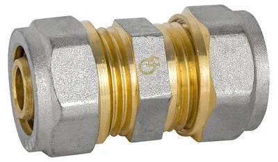 Immagine prodotto di Raccordo Pex-Al-Pex Cromato 16×16 Doppio - D16×16.Zł-2